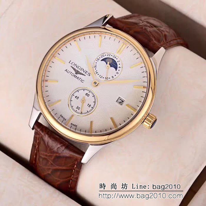 LONGINES浪琴 紳士風格 全自動機械精品男士腕表 WSS0641